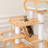 Solid Wooden Cat Tree Tower/Multifunctional Cat Climbing Frame
