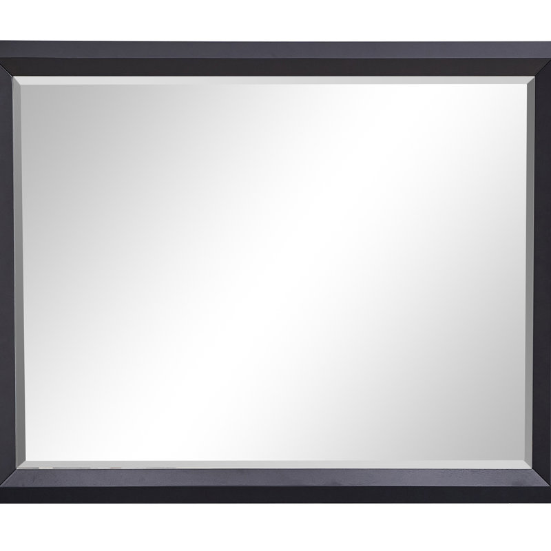 Liverpool G01600-M Mirror , Black, Black, 46.03" x 36.03"