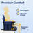 Folding  Stadium Seats With Back Support And Cushion-534942426