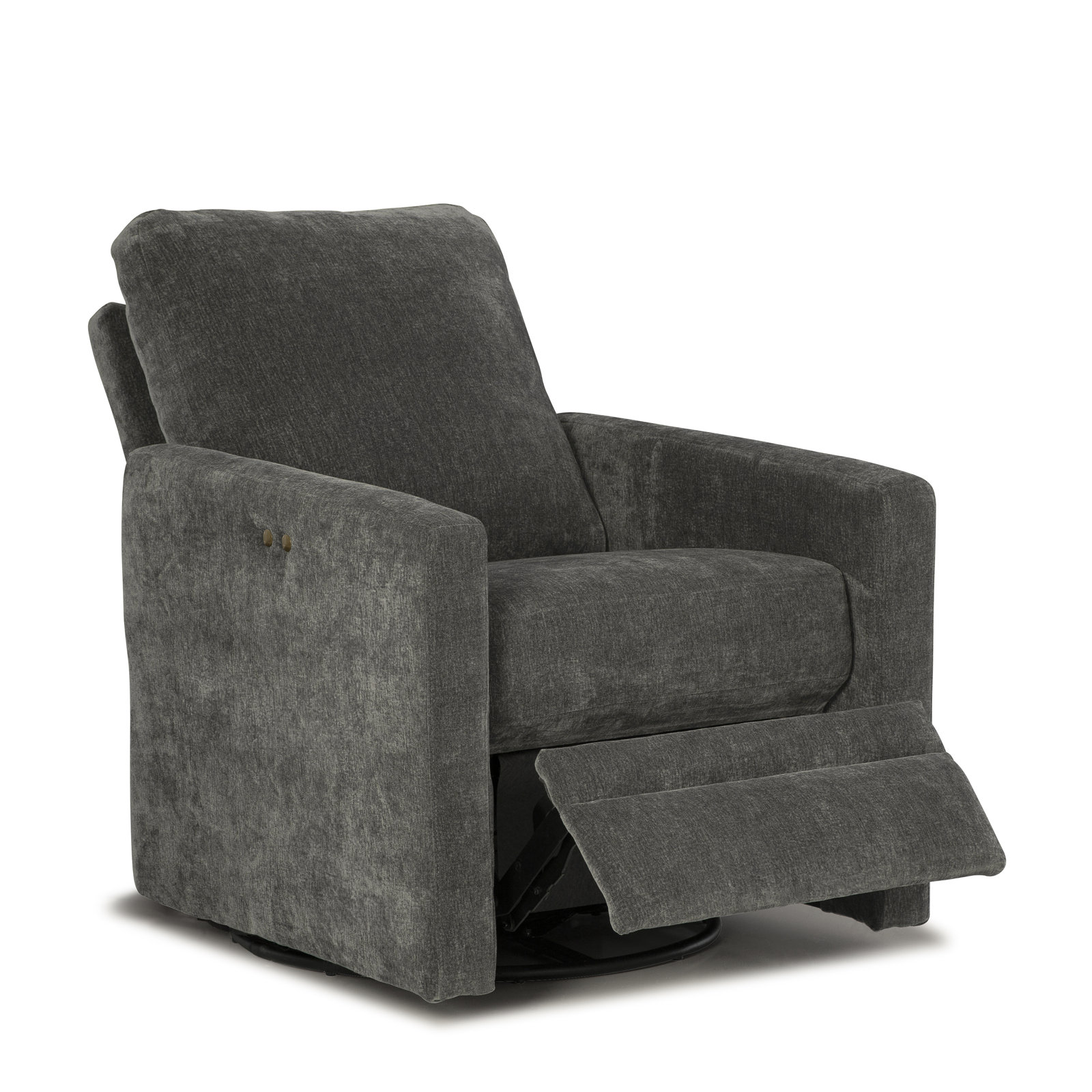 Encino Swivel Power Recliner, Ivory-22533