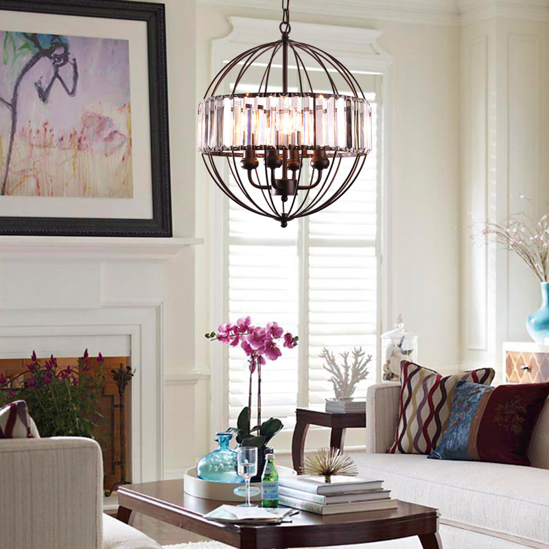 Luminaire suspendu en forme de chandelier en cristal Mercer41