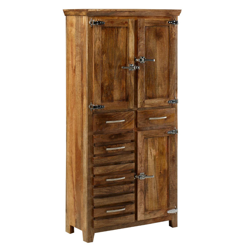 Neemrana Collection Solid Wood Accent Cabinet