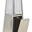 Downton Stainless Steel Propane Standing Patio Heater