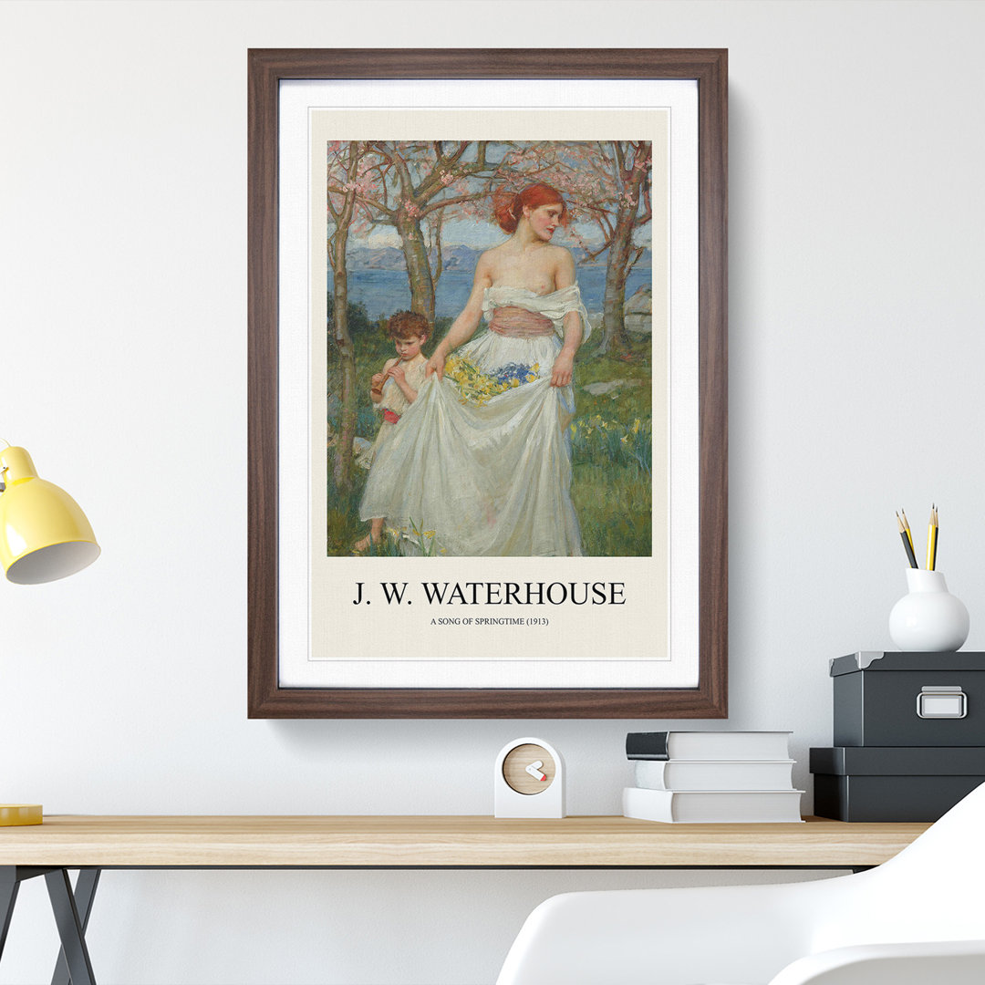 A Song of Springtime by John William Waterhouse - Picture Frame Painting