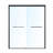 56-60*72 Inch Frame Double Sliding Soft-Close Shower Doors, Bathroom Sliding Shower Door,  (6Mm) Thick Sgcc Tempered Glass Door For Bathroom Door-121957841