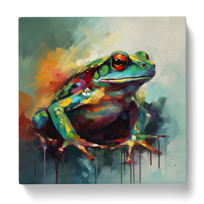 Frog Abstract Art - No Frame Print