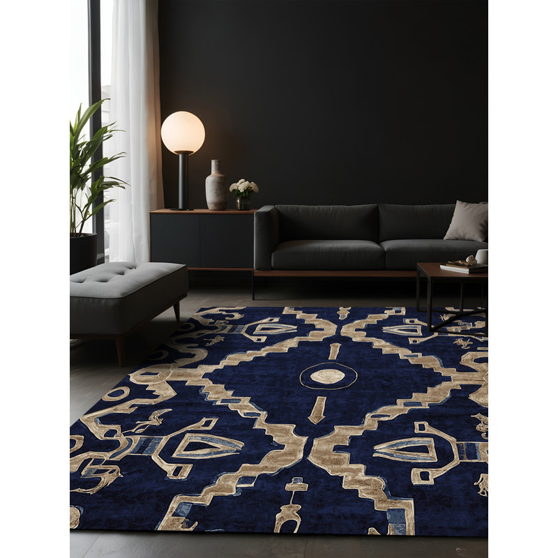 Silky Soft Plush Gray Area Rug, Square 3'