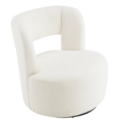 360 Swivel Chair With Comfortable Cushions - Suitable For Waitingroom Modern Easy Maintenance Upholstery Suits Living Room