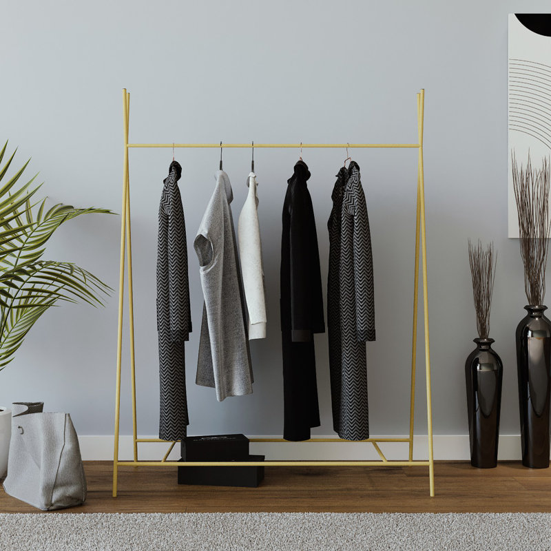 Nebras Solid + Manufactured Wood Wardrobe