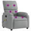 vidaXL 6-Point Massage Recliner Chair for Living Room, Adjustable Back & Footrest, Cup Holder-128800823