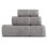 Ensemble de 3 serviettes en coton Vera Wang Modern Lux