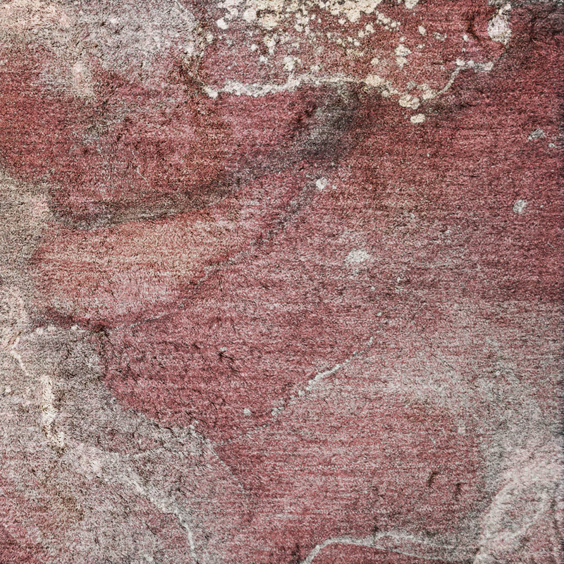 Tapis de qualité supérieure lavable à la machine à poils longs ADS518, Merlot, 8 pi x 10 pi