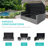 Rasmus 78.7" Wide Outdoor Patio Sectional-100103001