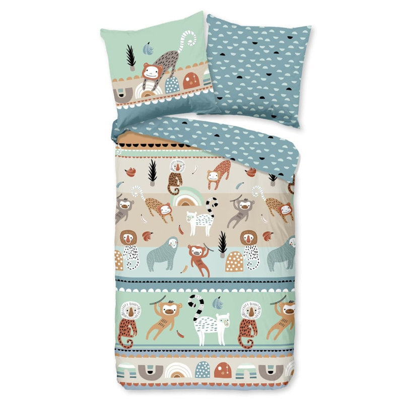 Good Morning Kids Duvet Cover Play Multicolour, 135 x 200cm Duvet Cover + 1 Pillowcase (80 x 80)