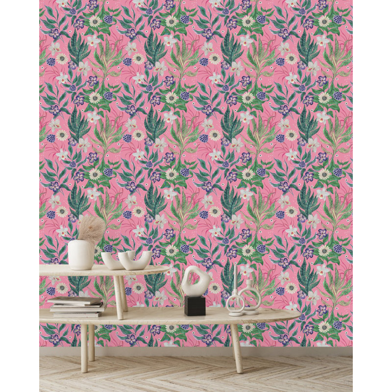 Carreau de papier peint l 25 po, L 2,08 pi x L 10,42 pi