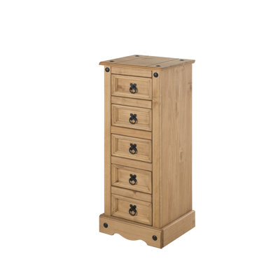 Bridewell 35cm W Solid Wood Bedside Table