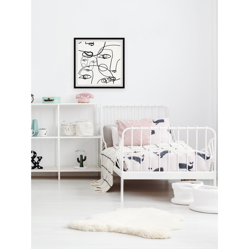Distorted Portrait by Marmont Hill - Single Picture Frame Print, 30cm H x 30cm W x 3.81cm D
