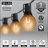 Bost Outdoor 50 - Bulb 50'' Plug-in Globe String Light-1859224352-1859224355