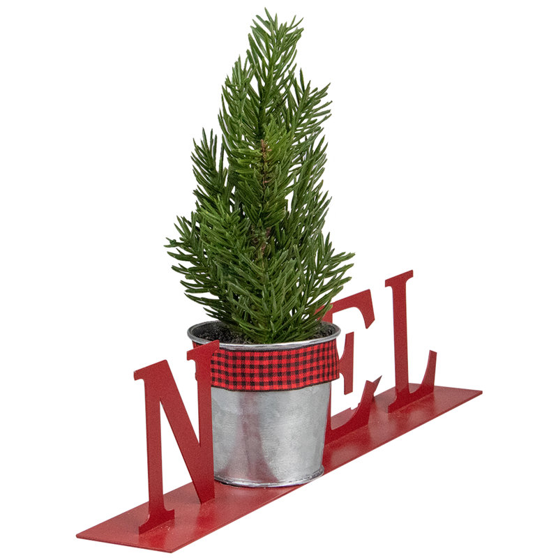 13 "NOEL" plaque de Noël en pot