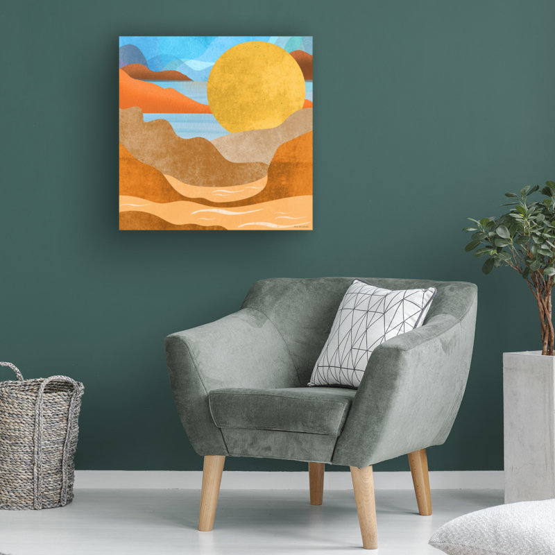 Ata Alishahi Far Far Away sur toile, H 18 po x l 18 po x P 2 po