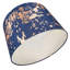 Modern Cotton Fabric Lamp Shade with Delicate Foil Decor for Table or Ceiling-998555144