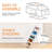 6 Pack Clear Stackable Shoe Storage Box With Magnetic Door - Shoe Organizer For US Size 12
