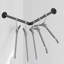 46cm Industrial Pipe Clothing Rack