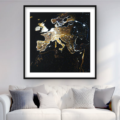 Imprimé matelassé European Continent | Décoration intérieure
