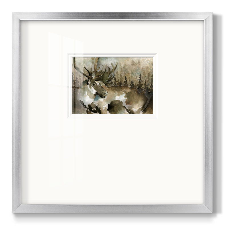 Lodge Twilight Iiimpemium, reproduction encadrée, H 21 po x l 21 po, Silver Framed Paper