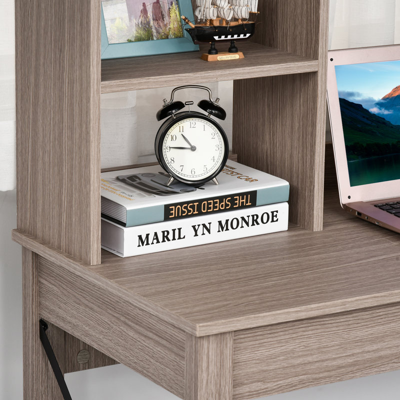 Bureau d'ordinateur avec huche Ibraaheem