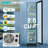 8 Cu. Ft. Commercial Upright Display Glass Door Beverage Refrigerator In Black