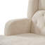Fauteuil d'appoint rembourré capitonné pour le salon et la chambre à coucher, beige-1717626541