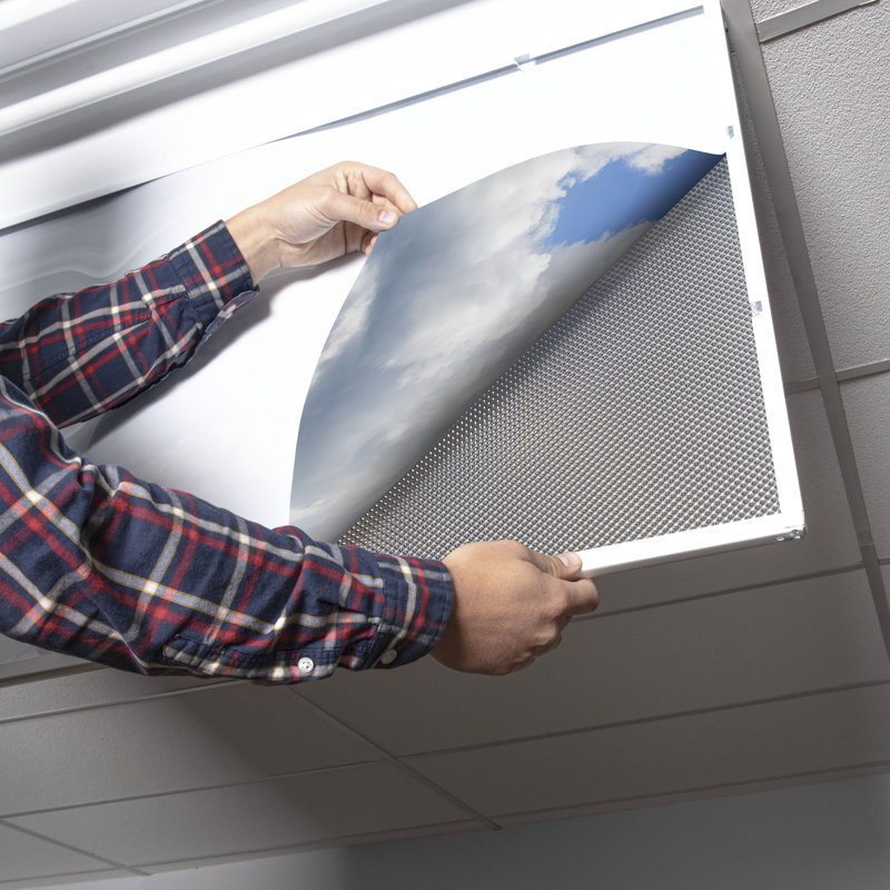 Cloud Rectangle Fixture Component Ceiling Light