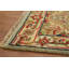 Tapis décoratif vert à motif géométrique traditionnel 2x3