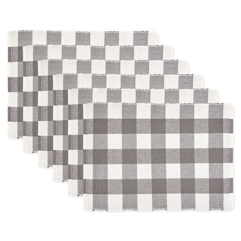 Napperon en coton 19 po wolsingham Buffalo, Gris