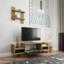 Spring TV Stand for TVs up to 43" with Wallshelf-1393537844