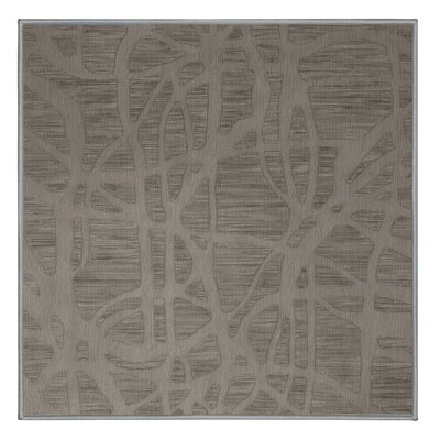 Tapis abstrait gris lavable à la machine
