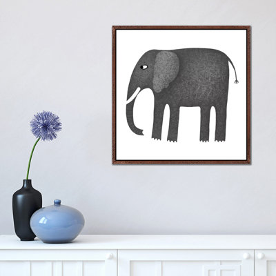 Elephant by Nic Squirrell - Print on Canvas