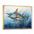 Fishing Majestic Marlins I - Fishing Framed Canvas Print Hunting Wall Art-79384356-79384382