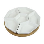 George Oliver Dazlynn Divided Serving Dish