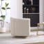 Chaises d'appoint avec rangement, chaise de maison pivotante en chenille 31,1 pouces