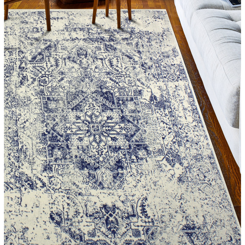 Crewe Oriental Area Rug, Rectangle 107 x 168cm