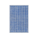 Tapis oriental bleu pâle 2 pi 1 po x 3 pi 1 po, doux au toucher, motif décoratif moderne en laine pure