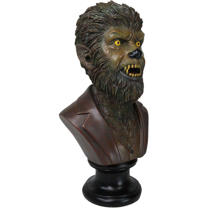 Underworld Gothic Werewolf Lycan Beast Wolfman Portrait Head Bust Figurine