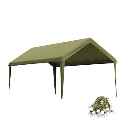 10 X 20 Ft Canopy Replacement Cover, Carport Roof Cover Only (Frame Is Not Included)