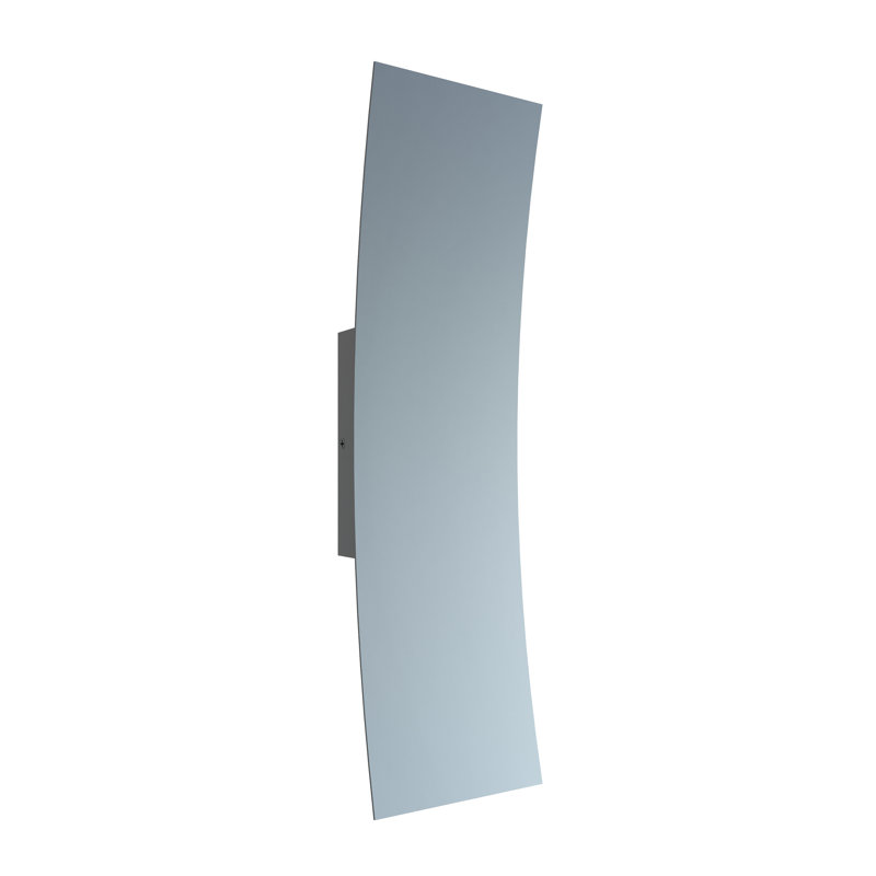 Elnaz LED Wall Light, Gray, 24, 18" H x 5" W x 2.75" 