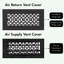 AIR RETURN 3"x10" Duct Opening | Heavy Cast Aluminum Air Grille (5"x12" Overall) | Powder Coated-107105913-102385382