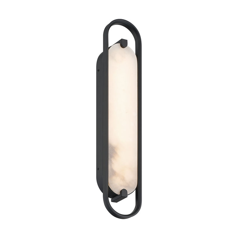 Noga, Vanity , 24", Alabaster, Matte Black