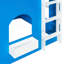 Lit mezzanine simple pour enfant avec guirlande lumineuse DEL-1809268505