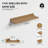 Floating Shelves Set Of 5 - Wall Mounted Storage Shelves With Lip For Home Decor, Books, Photos, And Bathroom Essentials - Durable Composite Wood - Easy Installation